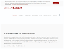 Tablet Screenshot of brillenkammer.de